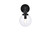 Elegant Lighting - LD7031W8BK - One Light Bath - Hanson - Black and Clear Shade