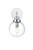 Elegant Lighting - LD7031W8C - One Light Wall Sconce - Hanson - Chrome and Clear