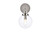 Elegant Lighting - LD7031W8PN - One Light Bath - Hanson - polished Nickel and Clear Shade