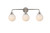 Elegant Lighting - LD7034W28PN - Three Light Bath - Hanson - polished nickel and Frosted Shade