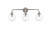 Elegant Lighting - LD7035W28PN - Three Light Bath - Hanson - polished nickel and Clear Shade