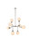Elegant Lighting - LD7038D36PN - Eight Light Pendant - Hanson - Polished Nickel