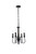 Elegant Lighting - LD7042D14BK - Four Light Pendant - Flynx - Black