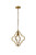 Elegant Lighting - LD7062D12BR - One Light Pendant - Sandara - Brass