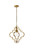 Elegant Lighting - LD7063D16BR - One Light Pendant - Sandara - Brass
