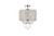Elegant Lighting - LD712F14C - Four Light Flush Mount - Elise - chrome