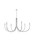 Elegant Lighting - LD722D55C - Six Light Chandelier - Layne - Chrome