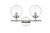 Elegant Lighting - LD7302W15CH - Two Light Bath Sconce - Ingrid - Chrome