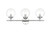 Elegant Lighting - LD7302W24CH - Three Light Bath Sconce - Ingrid - Chrome