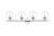 Elegant Lighting - LD7302W33CH - Four Light Bath Sconce - Ingrid - Chrome