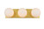 Elegant Lighting - LD7303W22BRA - Three Light Bath Sconce - Jaylin - Brass and frosted white