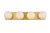 Elegant Lighting - LD7303W31BRA - Four Light Bath Sconce - Jaylin - Brass and frosted white