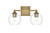 Elegant Lighting - LD7308W16SG - Two Light Wall Sconce - Eero - Satin Gold and Clear