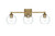Elegant Lighting - LD7308W25SG - Three Light Wall Sconce - Eero - Satin Gold and Clear