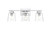 Elegant Lighting - LD7312W23CH - Three Light Bath Sconce - Merrick - Chrome