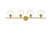 Elegant Lighting - LD7318W38BRA - Four Light Bath Sconce - Jaelynn - Brass