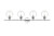 Elegant Lighting - LD7318W38CH - Four Light Bath Sconce - Jaelynn - Chrome