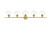 Elegant Lighting - LD7318W47BRA - Five Light Bath Sconce - Jaelynn - Brass