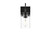Elegant Lighting - LD7319W5BLK - One Light Bath Sconce - Benny - Black and Clear