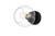 Elegant Lighting - LD7320W7BLK - One Light Bath Sconce - Rogelio - Black