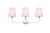 Elegant Lighting - LD7322W26CH - Three Light Bath Sconce - Colson - Chrome and Clear