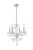 Elegant Lighting - LD7834D17C - Four Light Pendant - Elle - Chrome