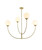 Elegant Lighting - LD814D42BR - Four Light Chandelier - Nyomi - Brass