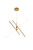 Elegant Lighting - LD9001D42BR - LED Pendant - Sonya - Gold
