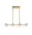 Elegant Lighting - LD920D30SG - Eight Light Pendant - Lyra - Satin Gold