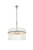 Elegant Lighting - LD925D20PN - Four Light Chandelier - Paulina - Polished Nickel