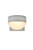 Elegant Lighting - LDOD4014S - LED Outdoor Wall Lamp - Raine - Silver