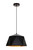 Elegant Lighting - LDPD2081 - One Light Pendant - Arden - Black and Golden inside