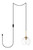 Elegant Lighting - LDPG2206BR - One Light Plug in Pendant - Baxter - Brass