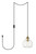 Elegant Lighting - LDPG2245BR - One Light Plug in Pendant - Destry - Brass