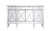 Elegant Lighting - MF6-1001AW - Credenza - Contempo - Antique White