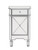 Elegant Lighting - MF6-1006S - Vanity Table - Contempo - Hand rubbed Antique Silver