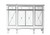 Elegant Lighting - MF6-1111SC - Cabinet - Contempo - Hand rubbed Antique Silver