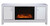 Elegant Lighting - MF701S-F1 - TV Stand With Fireplace Insert - Modern - Antique Silver