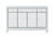 Elegant Lighting - MF72001 - Cabinet - REFLEXION - Antique Silver