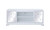 Elegant Lighting - MF801WH - TV Stand - Modern - White