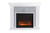 Elegant Lighting - MF9902-F1 - Mantle With Fireplace - Modern - Clear