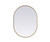 Elegant Lighting - MR2A2736BRS - Mirror - Asha - Brass