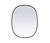 Elegant Lighting - MR2B2430BLK - Mirror - Brynn - Black
