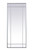 Elegant Lighting - MR3FL3070SIL - Mirror - Viola - Silver