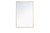 Elegant Lighting - MR4078BR - Mirror - Monet - Brass