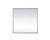 Elegant Lighting - MR42424S - Mirror - Eternity - Silver