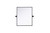 Elegant Lighting - MR6H2024BLK - Mirror - Amoura - Black