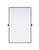 Elegant Lighting - MR6H4830BLK - Mirror - Amoura - Black