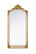 Elegant Lighting - MR7A3466GF - Mirror - Madeline - gold leaf