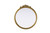 Elegant Lighting - MR7G24AB - Mirror - Naomi - Antique Brass